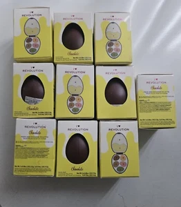 10x I Heart Revolution Easter Egg Eyeshadow Highlighter Face Palette Chocolate - Picture 1 of 3