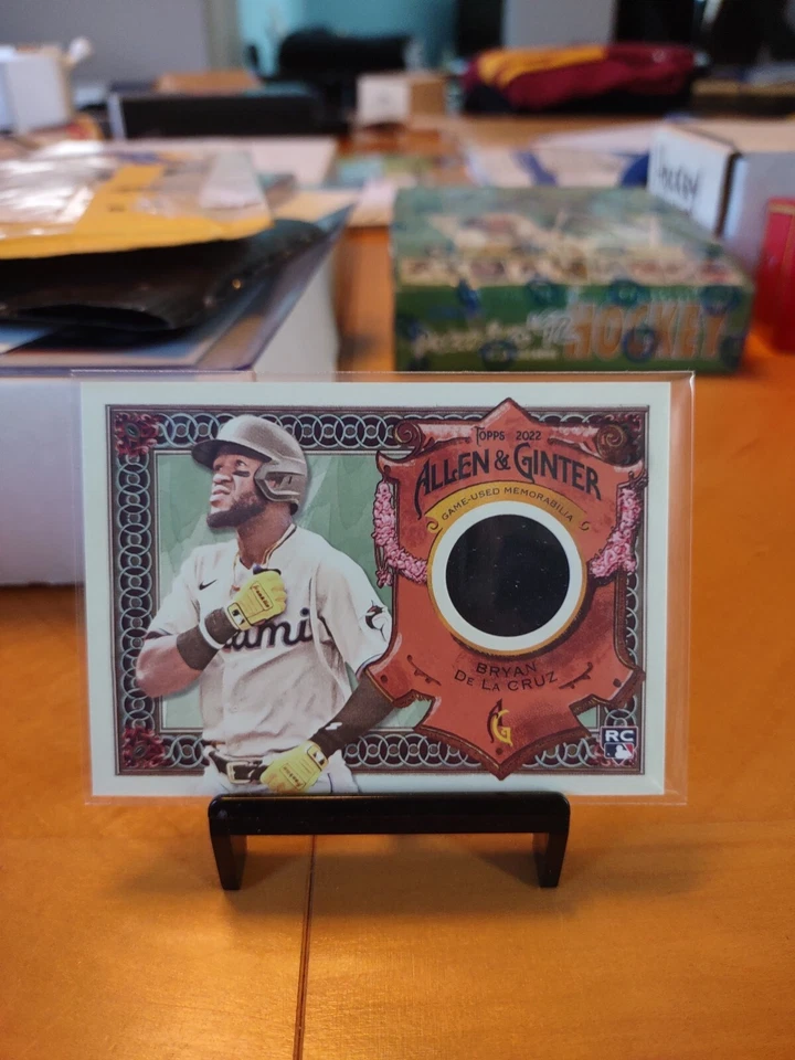 2022 Topps Allen & Ginter Bryan De La Cruz #AGRA-BDLC Relic Insert - Image 1 of 1