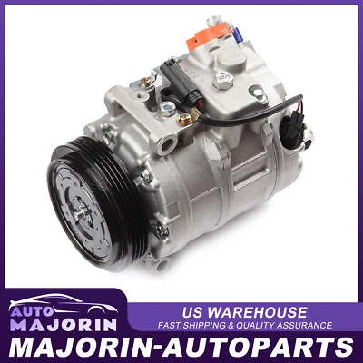 A/C Compressor For 2006 BMW 760i 04-05 545i 645Ci 4.4L 06-10 550i 650i 4.8L Foto 1 de 4