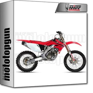 MIVV SILENCIOSO COMPLETO FIM OVAL ACERO C HONDA CRF 450 2009 09 2010 10 - Imagen 1 de 4