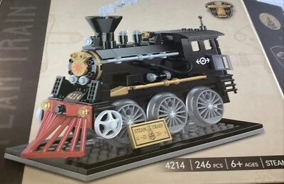 BRICK STORY Classic Steam Train NEW - Creator Locomotive Model, Building Toys - Image 1 of 4