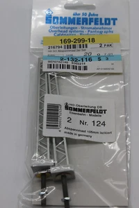 Sommerfeldt HO 2 x 124 postes de catenaria en embalaje original - Imagen 1 de 1
