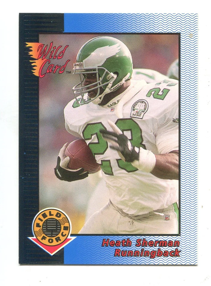 1993 Wild Card Force Field Silver #79 Heath Sherman Philadelphia Eagles - Image 1 of 1