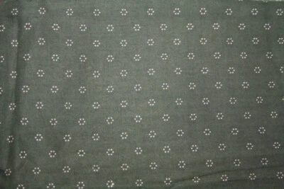 FLORES CIRCULARES SOBRE VERDE SALVIA DE JINNY BEYER - TELA 100% ALGODÓN Foto 1 de 3