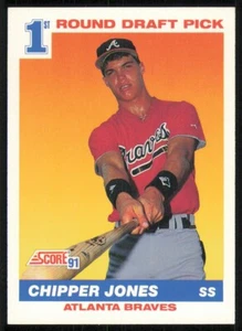 1991 Score #671 Chipper Jones RC - Picture 1 of 2