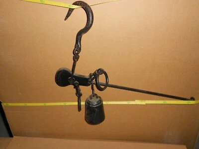 Superbe Peson Balance Ancienne en Fer Forgé - Photo 1/3
