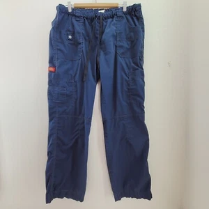 Dickies Gen Flex Scrub Pants Womens XL Tall Blue Straight 857455T Youtility - Picture 1 of 8