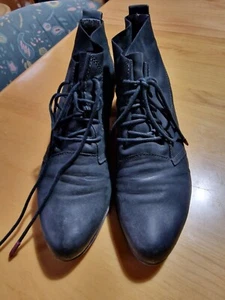 Stiefelette TAMARIS schwarz Leder Gr. 39, 4 cm Absatz , zum Schnüren - Bild 1 von 5