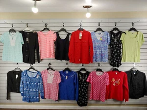 NEW Lot Pack of 16 size S Small Womens Clothes T Shirt Blouse Tank TopsTunic 153 - Picture 1 of 12