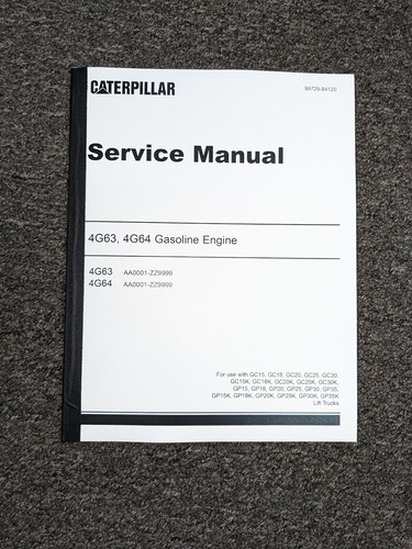 Caterpillar Cat GP30 GP35 GP15K GP18K Forklift Engine Shop Service Repair Manual | eBay