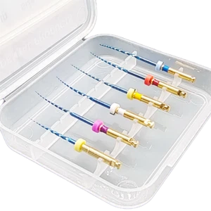 6Pcs Dental Rotary Files Endodontic Heat Activated NiTi  Engine Use 19/21/25mm - Picture 1 of 11