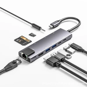 HUB Multiport 9 in 1 4K PD charging USB 3.0 Type C to HDMI Converter Converter - Picture 1 of 12
