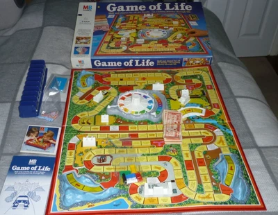 Vintage 1980s Game Of Life Board Game MB Games, only missing 1 flag - Image 1 of 4