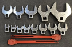 Craftsman Usa Crowfoot Wrench Set SAE 3/8- 1" Matco 15/16” Snap On 1-1/16” 1-5/8 - Bild 1 von 7