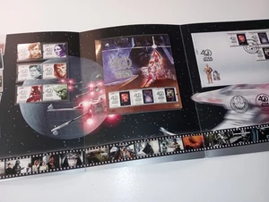 Star Wars 40. Jahrestag Briefmarken Portugal CTT Jedi Darth Vader Luke, Yoda, Leia - Bild 1 von 10