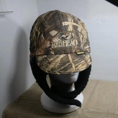 Chapéu caçador cabeça vermelha XL goretex abas auriculares - Imagem 1 de 4