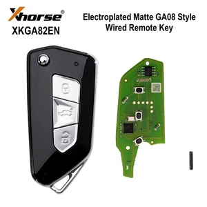 XHORSE XKGA82EN GA08 Estilo Botones Mate Galvanizados Universal Llave Remota con Cable - Imagen 1 de 8