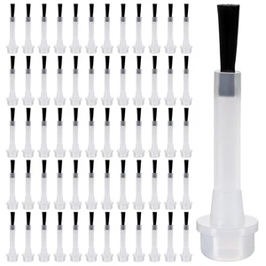 60PCS Replacement Nail Polish Brush Kit, Disposable Nail Dip Brushes for Nails A - Picture 1 of 8