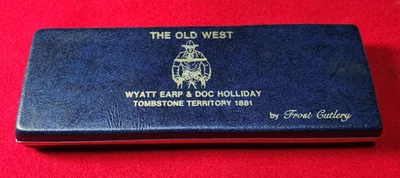 Wyatt Earp & Doc Holliday Pocket Knife Set Frost Cutlery - Image 1 of 4