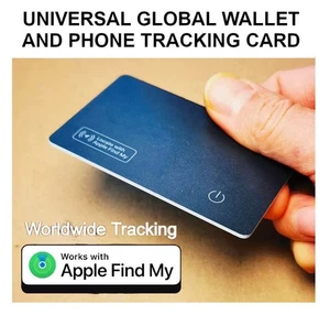 Wireless Charging Tracking Card Wallet GPS Locator Smart Mini Tag for iPhone. - Picture 1 of 6