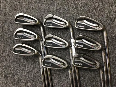 PING G25 2013 Iron Set 4-9+WW+UW+SW N.S.PRO 950GH R Flex 9pcs RH Yellow Dot - Image 1 of 4