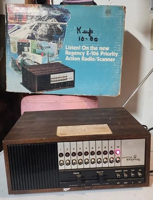 Vintage Regency 10 Channel Scanner Model ACT-E-106 Tested & Working With Box - Image 1 of 4