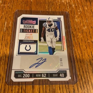 2023 Panini Contenders - Rookie Ticket #243 Jaylon Jones Auto Colts 11/40 SSP - Picture 1 of 4