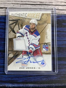 2022 2021-22 Upper Deck SP Game Used Zac Jones #137 28/99 Jersey - Picture 1 of 2