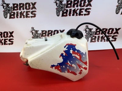 1993 Honda CR80R CR80 CR 80 80R Fuel Gas Tank and Cap - Image 1 of 4