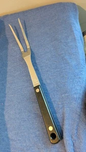 Vintage Chalfont - Meat fork - StainlessSteel Black Handle 11” - EUC - Picture 1 of 12