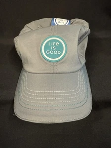 Life Is Good Hat Cap Strap Back One Size Active Chill Coin Patch Outdoor - Picture 1 of 8