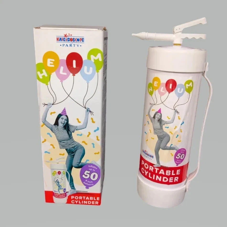 Helium gas for balloons Helium 3.3l Canister - Fills Up To 50 x 9" Balloons