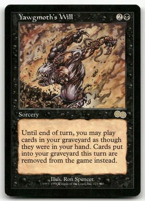 Yawgmoth's Will #171 (NM) Urza's Saga USG Magic MTG - Image 1 of 2