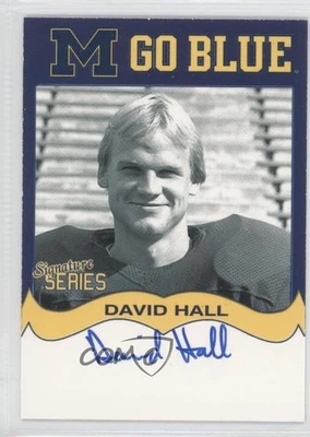 2006 TK Legacy Michigan Wolverines Go Blue Auto David Hall #MGB124 Auto - Image 1 of 2