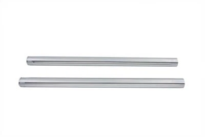 Juego de tubos de horquilla cromados 39 mm 25-3/8 pulgadas de longitud total para Harley Davidson Foto 1 de 2