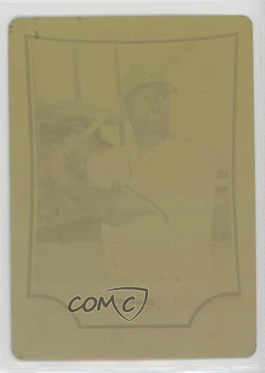 2009 Bowman Chrome Printing Plate Yellow 1/1 Casey Kotchman #64 u0h - Image 1 of 3