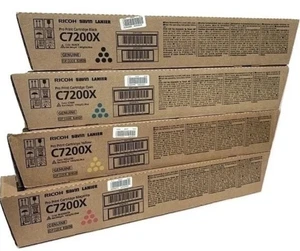 FULL SET Ricoh Toner Pro C7200x C7210x CYMK 828528 828529 828530 828531 NEW - Picture 1 of 3