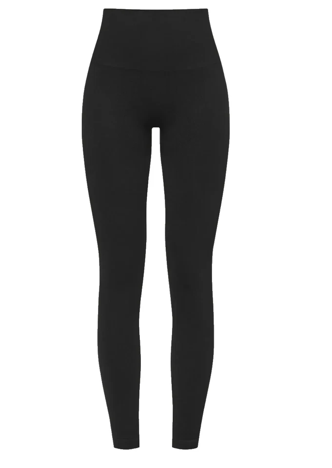 Spanx LOOK at Me Now Seamless Leggings Fl3515 Women's L Black 13651 / 13900