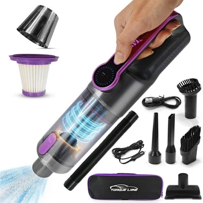 HyperVac 2-in-1 Corded & Cordless Car Vacuum + Blower | 18500Pa Suction, Flex... - Image 1 of 4