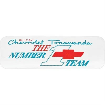 OER 258555 Tonawanda #1 Team Valve Cover Decal - Image 1 of 4