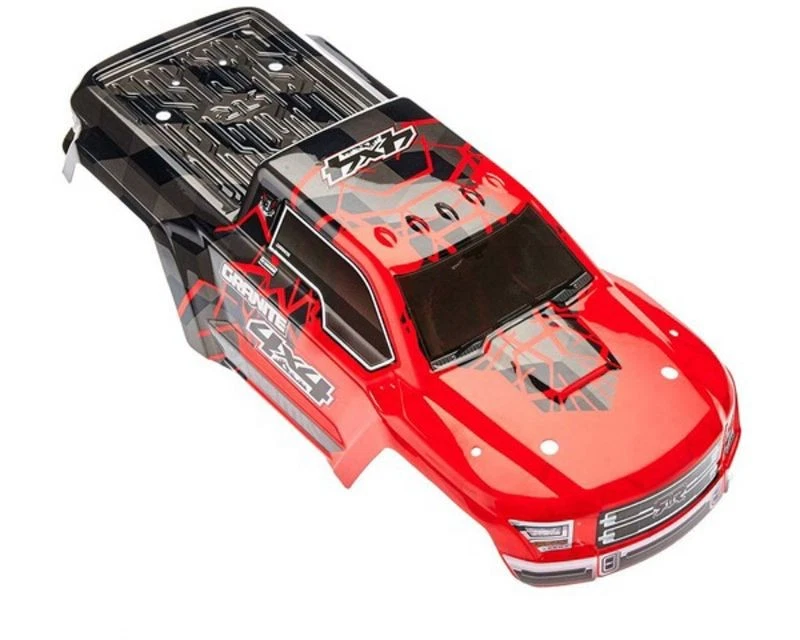 Arrma AR402256 Body Painted Decal Trim Red Granite 4x4 Mega - Image 1 of 1