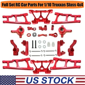 Set completo in metallo kit ricambi aggiornamento auto radiocomandata per 1/10 TRAXXAS SLASH Rustler 4x4 RD - Foto 1 di 12