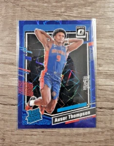 AUSAR THOMPSON 2023-24 DONRUSS CLASIFICACIÓN ÓPTICA NOVATO VELOCIDAD AZUL PRIZM PISTONES RC - Imagen 1 de 2