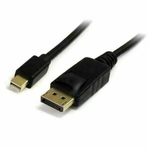6FT Mini DisplayPort to DisplayPort 1.2 Adapter Cable M/M 4K PC, Mac, Surface
