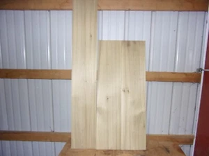 3 PC TULIP POPLAR WOOD BOARDS LUMBER KILN DRIED 1672V FLAT 1/2" THICK FLAT - Picture 1 of 8