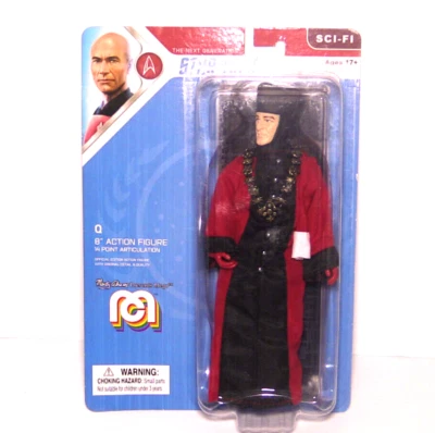 Figura de acción Mego - Star Trek: The Next Generation - Q 8" pulgadas ¡NUEVA! Foto 1 de 4