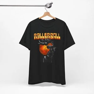T-shirt Rollerball, Guanto a Punta Pugno Classico Vintage Film di Fantascienza - Foto 1 di 6