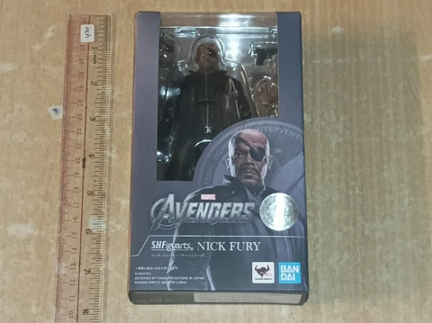 Bandai SH Figuarts(SHF) Marvel Avengers Nick Fury Figure 2021 Box C7 last Cover