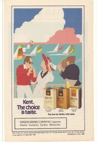 1988 Kent Cigarettes Advertisement - Picture 1 of 1