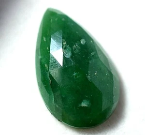 17.00 Ct Natural Green Checker Emerald Zambian GGL Certified Treated Gemstone - Picture 1 of 4